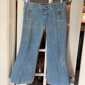 Guess Palazzo Jean in Light/Med Blue Wash